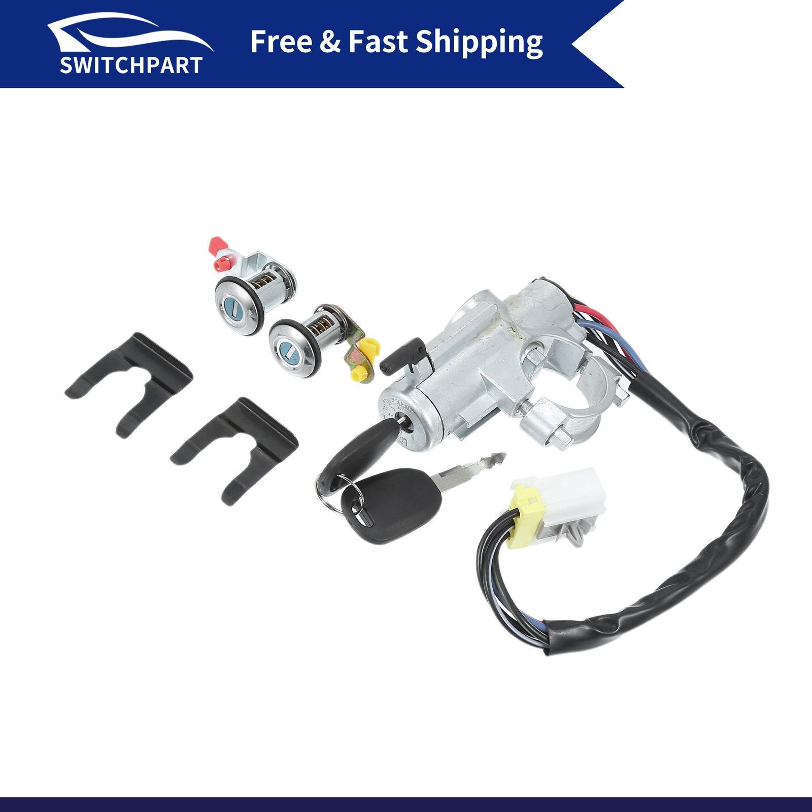 Ignition Switch Door Lock Cylinder For Nissan D21 M.T 1990-1994 Pickup M.T 95-96
