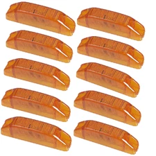 10X Amber 4" LED Side Marker Clearance Light Waterproof for Trailer Truck RV