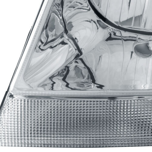 Set Chrome Headlights For 1999-2004 Jeep Grand Cherokee Clear Lamps - Bild 4 von 14