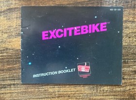 Excitebike Circle Rev A (Nintendo NES) Complete in Box GREAT Shape