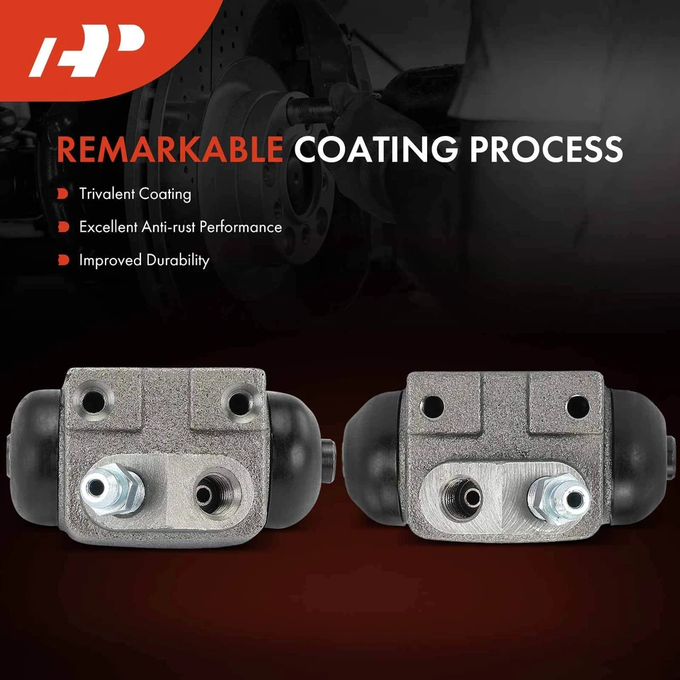 Cilindro de rueda de freno lateral trasero para Ford Escort 1983-1984 Mercury Topaz 1984-1994 Foto 3 de 4