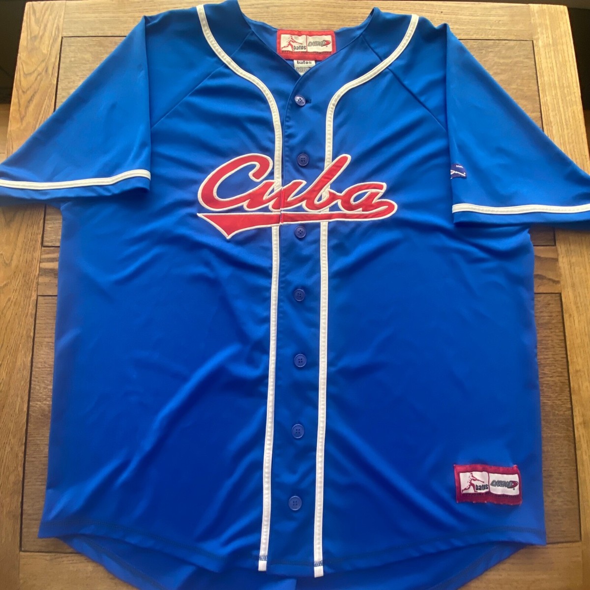 batos キューバ代表ユニフォーム Vintage Batos Daring Cuba National Team Away XL Baseball Jersey