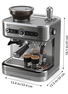 Philips Barista Brew Espresso Machine, Stainless Steel - PSA3218/01