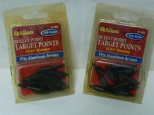 #1469 ALLEN ARCHERY BULLET POINT TARGET POINTS 21/64"DIA 125 GRAIN