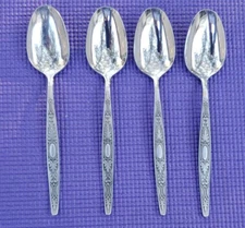 4-Interpur INR4 Japan Stainless PLACE/SOUP SPOONS 7 3/4"