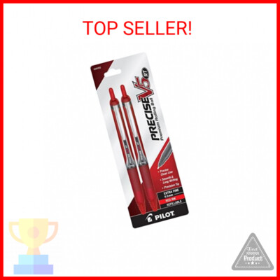 PILOT Precise V5 RT Refillable & Retractable Liquid Ink Rolling Ball Pens, Extra