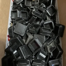 STI 2 Inch | Square Plastic End Cap Tubing Hole Post Plug | 14 - 20 Gauge