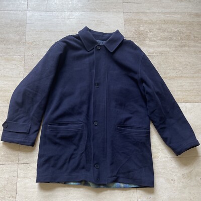 edoardo bonazzi per aledoa italy Womens coat XL Blue Vintage