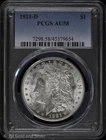 1921-D $1 Morgan Silver Dollar PCGS AU 58