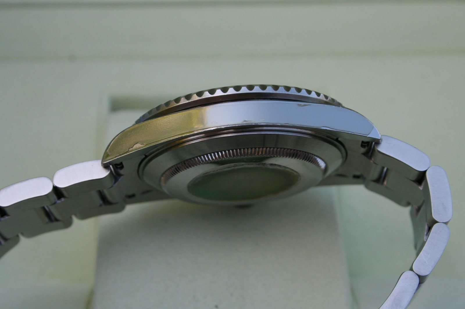 ROLEX GREEN SUBMARINER Z SERIAL MODEL 16610LV ANNIVERSARY SUB LV UNPOLISHED - Image 5