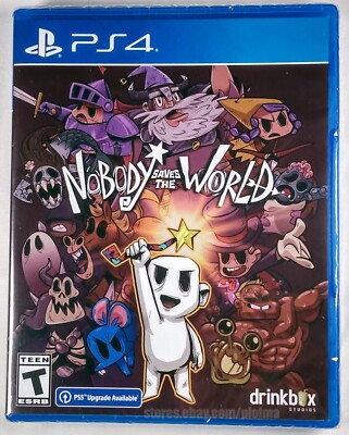 NOBODY SAVES THE WORLD Brand New PLAYSTATION Game