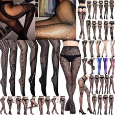 Collant donna lingerie floreale calza pizzo a rete scavata collant sexy