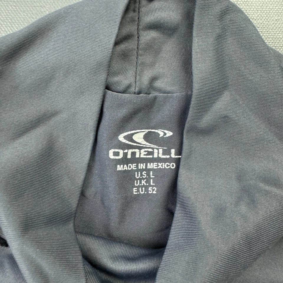 O'Neill Rash Guard Boys Large UPF 50+ Surf Swim Shirt Short Sleeve Gray Red - Image 3 of 4