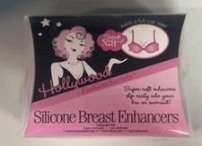Hollywood Fashion Secrets Clear Silicone Breast Enhancers - Adds a full cup size