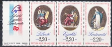 W FRANCE 2143-2145a FRENCH REVOLUTION BICENTENARY