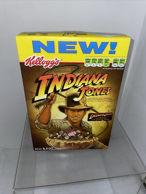 2008 Indiana Jones KOCS Kelloggs Cereal Sealed & Unopened