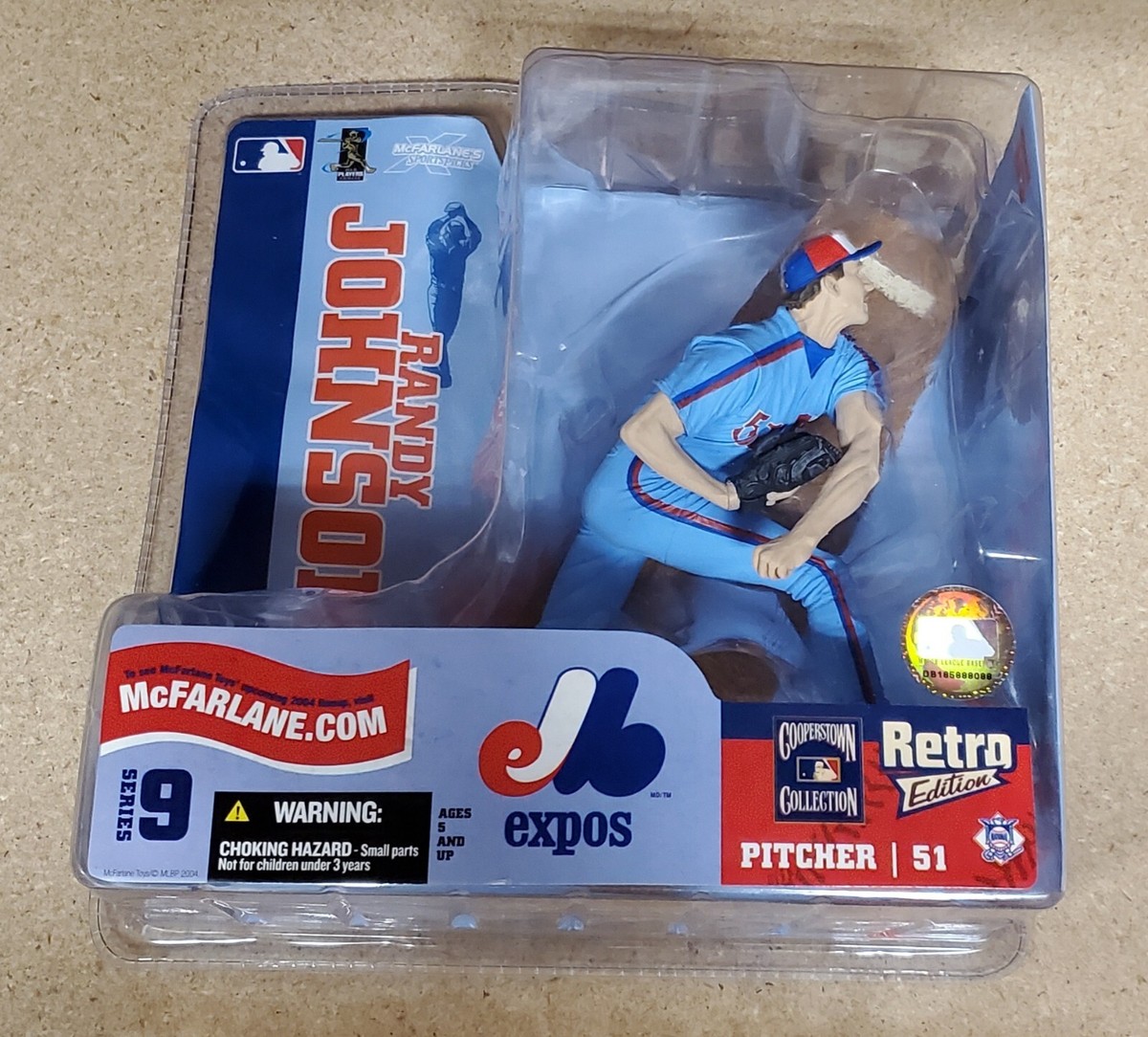 スポーツ Randy Johnson Retro Action Figure Randy Johnson Perfect Game Starting Lineup Diamondbacks SGA 5-18