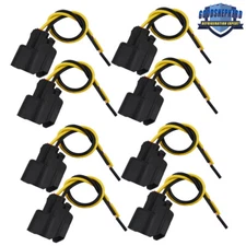 For Dodge 8PCS EV6 EV14 USCAR Fuel Injector Connector Pigtail Wire 756330746391