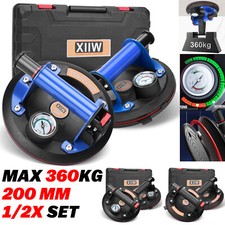 8''  360KG Saugheber Vakuumheber Saugnapf Hebefenster Glassauger Gas Fliesen DE