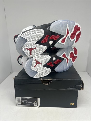 Air Jordan 6-17-23 Black Carmine GS Mens/Boys Sz. 6.5 Wmns. Sz. 8 DM1159-006 NIB - Picture 6 of 11