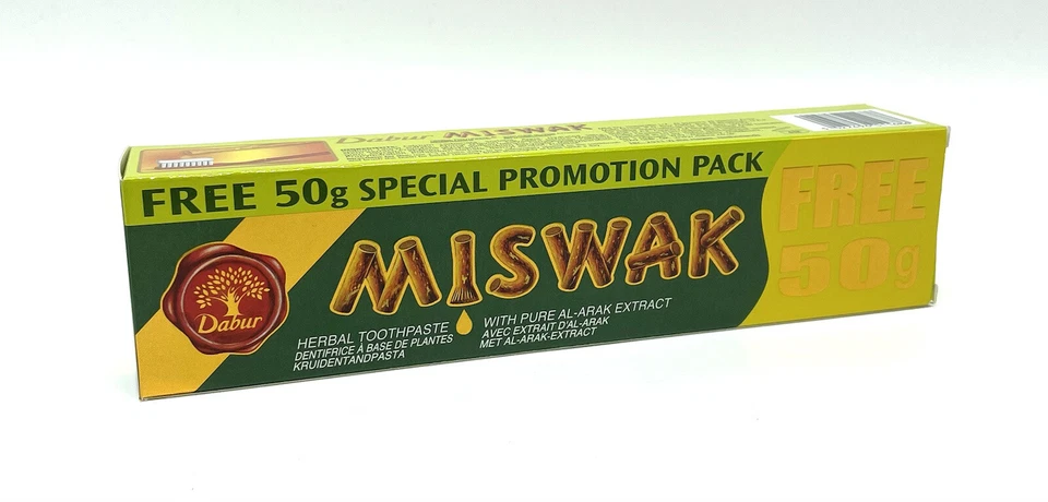 Dabur Miswak Zahnpasta 170g Al Arak Siwak Meswak fluoridfrei ORIGINAL
