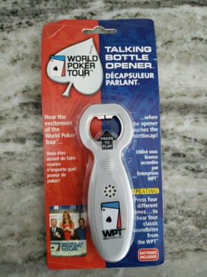 2005 World Poker Tour WPT Talking Bottle Opener Pacific Direct Souvenir Holdem 