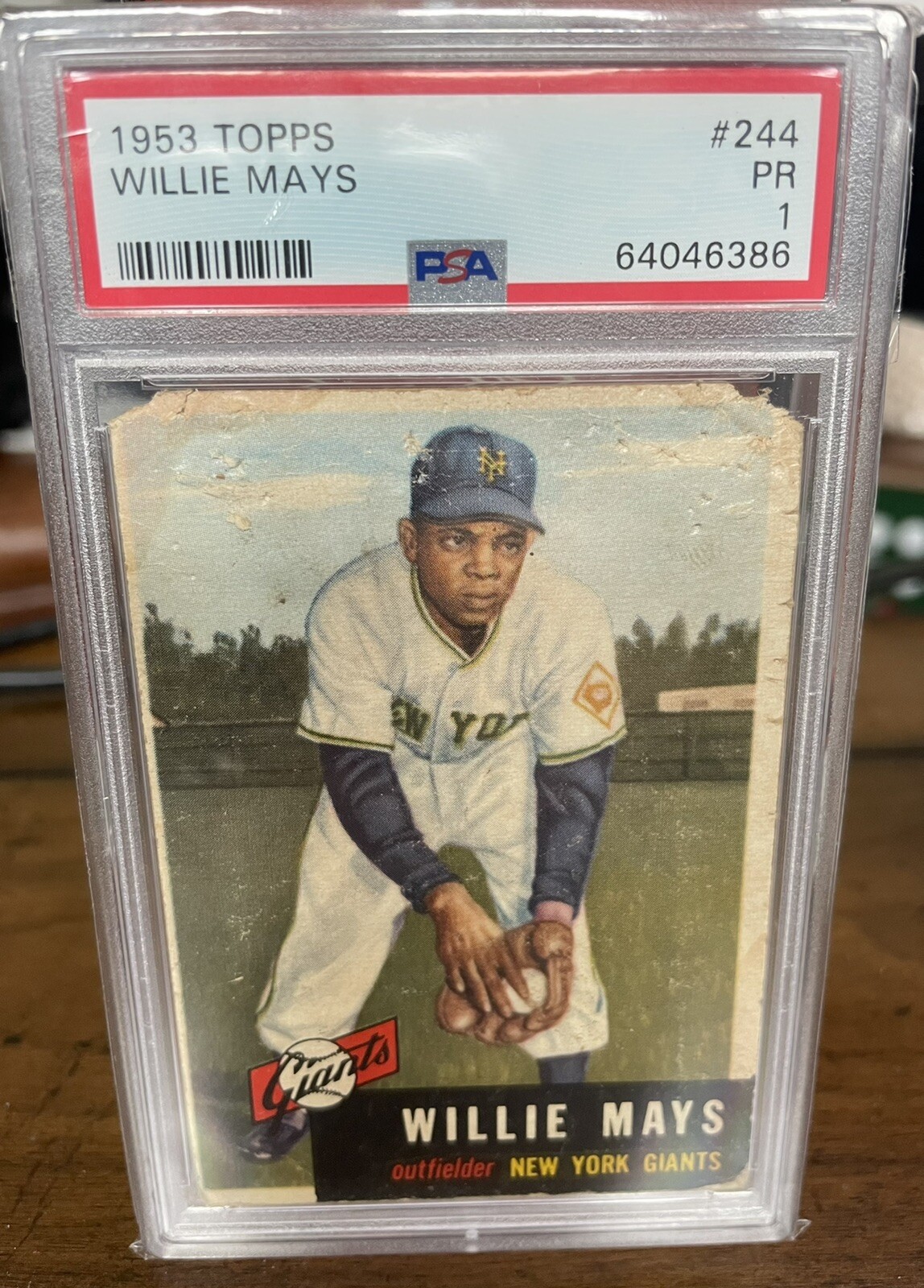 1953 Topps Willie Mays #244 PSA 1 - New York Giants | eBay