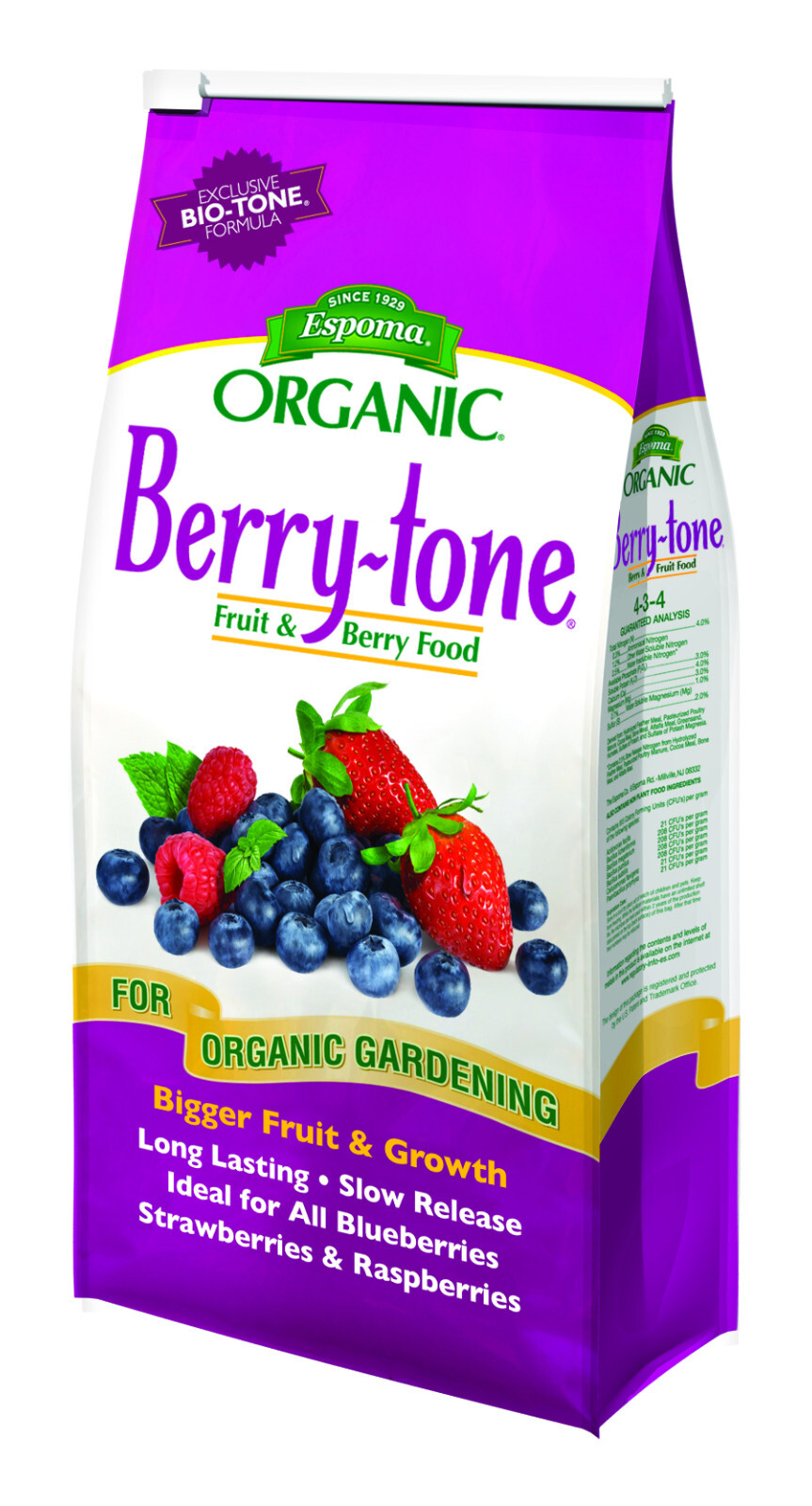 Espoma Berry Tone Organic Granules Plant Food 4 Lb
