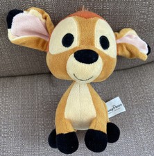 7" Disney Parks Exclusive BAMBI Plush Big Bobble Head Brown Stuffed Animal