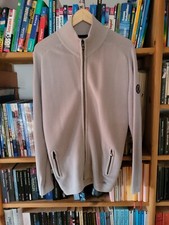 ENGBERS Herren Strickjacke Strukturiert Beige Gr. S