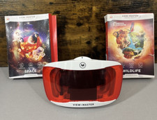 View Master 3D Virtual Reality Bundle UNTESTED Space Wildlife Games