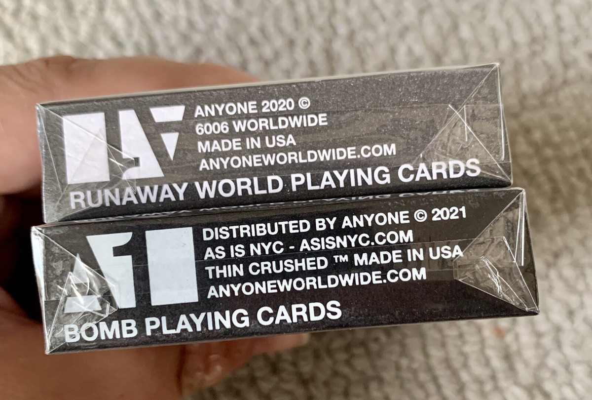 Anyone Worldwide playing cards Bomb & Runaway World new sealed | eBay