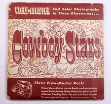 View-Master Cowboy Stars 3 reel packet 950, 955, 960