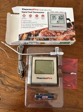 Digital Food Thermometer Therm Pro TP-16 Open Box Unused Battery 6.5” Probe
