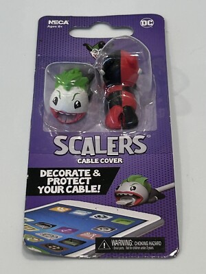 NEW Neca DC The Joker & Harley Quinn Scalers Cable Covers