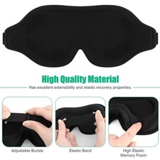 Sleep Eye Mask 3D for Side Sleeper Men Women, Zero Eye Pressure Relax Rest Mask