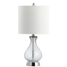 JONATHAN Y Lighting JYL4035 Chrome Single Light 21"H Led Vase Table Lamp