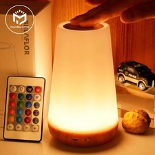 13 Color Changing Night Light RGB Remote Control Touch Dimmable Lamp Portable