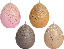Candele a Forma Di Uovo Di Pasqua, in Set Da 4 Pezzi, Candele a Forma Di Uovo Di