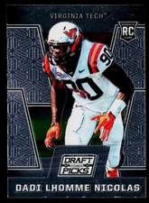 2016 Panini Prizm Collegiate Draft Picks #211 Dadi Lhomme Nicolas Virginia Tech