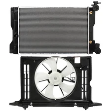 Electric Engine Radiator Cooling Fan Kit For 2009-13 Toyota 09-14 Corolla Matrix