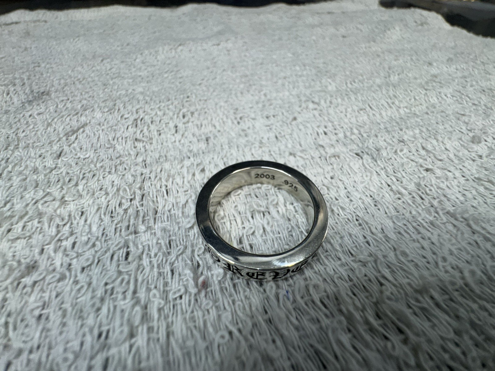 “ 2003 Forever”Chrome Heart Ring - image 1