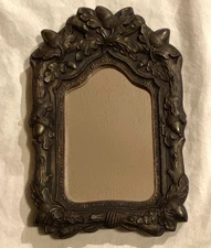 VTG Gargoyles Studio Rococo Miniature 5" Mirror Brooklyn New York NY