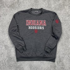 Indiana Hoosiers Crewneck Sweatshirt Adult XL Athletic Pullover Sewn NCAA Mens