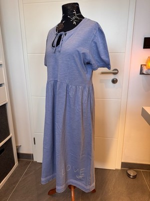 ChillNorway Kleid Astair Gr. L Blau Baumwolle Sommerkleid  LOVE