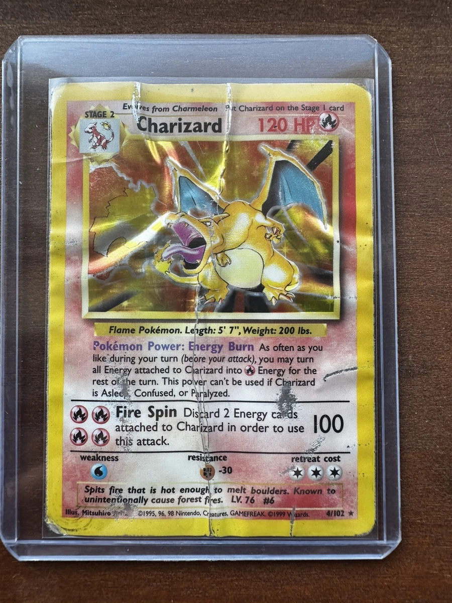 Charizard Pokémon TCG Holo Rare Base Set Individual Collectible