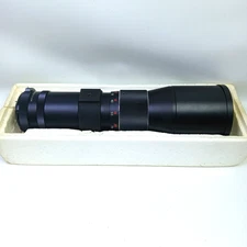 VIVITAR 400MM 1:6.3 Auto Telephoto Lens with Retractable Hood w/ Box - Untested