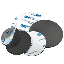 Self Adhesive Rubber Feet Round - Anti-slip, 10mm  150mm Dia, 1mm  10mm Thick