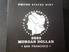 2023-S Proof $1 Morgan Silver Dollar Box, OGP & COA
