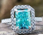 5.20 Ct. Blue Diamond Ring — photo 5